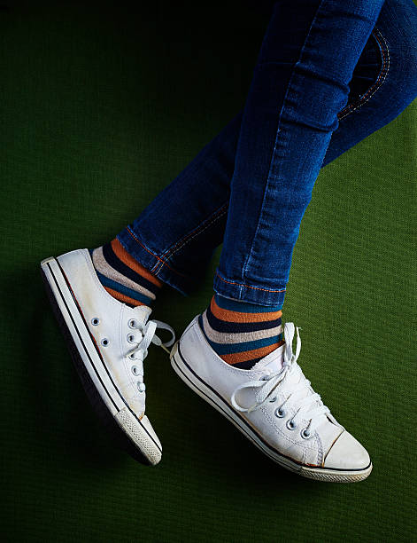 istock Girl with sneakers 497004450