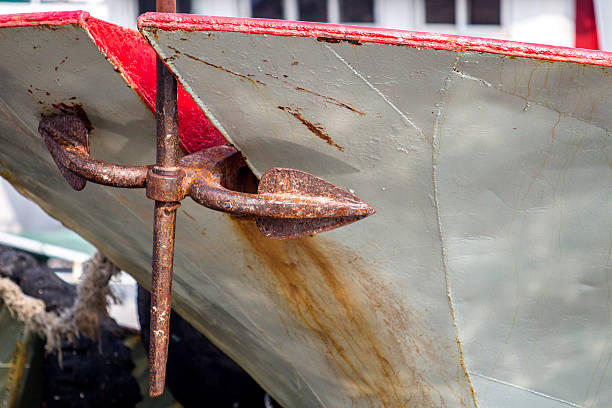 istock anchor on fishing ship bow 497004802