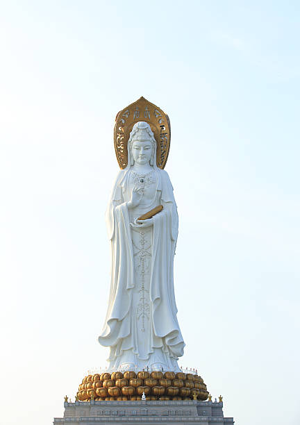 istock kwan-yin statue in hainan island 497005457