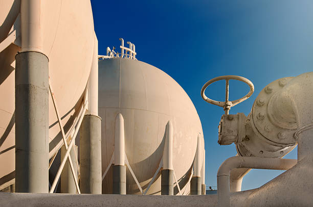 istock Liquefied petroleum gas (LPG) containers 497006506