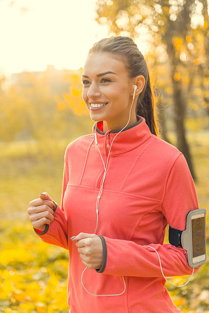 istock Running in the autumn park 497006732