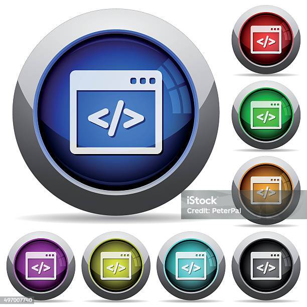 Programming Code Button Set Stok Vektör Sanatı & 2015‘nin Daha Fazla ...
