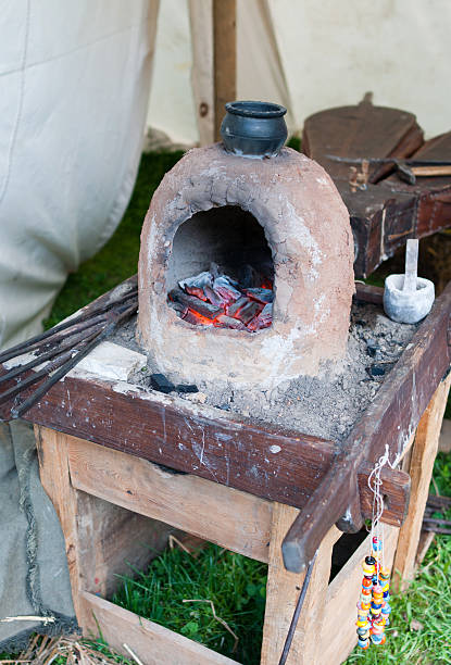istock Ancient earthen glass furnace 497008659