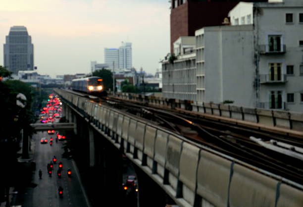 istock Sky train in Bangkok city 497008930