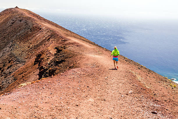 istock Trail cross country running in mountains 497017357
