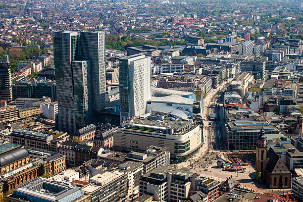 istock Aerial view of Frankfurt 497018253