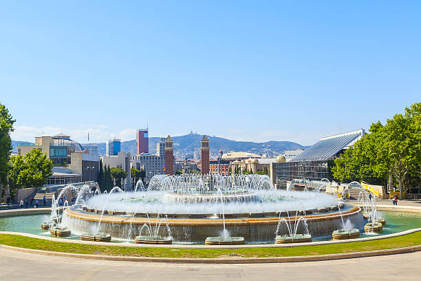 istock magic fountain in plaza espana 497020037