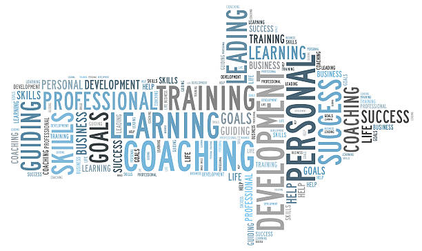 coaching word cloud coaching word cloud word cloud photos stock pictures, royalty-free photos & images