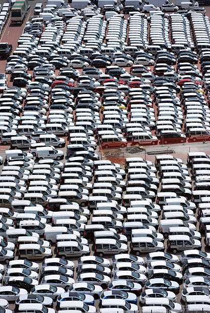 istock Cars awaiting sale 497021287