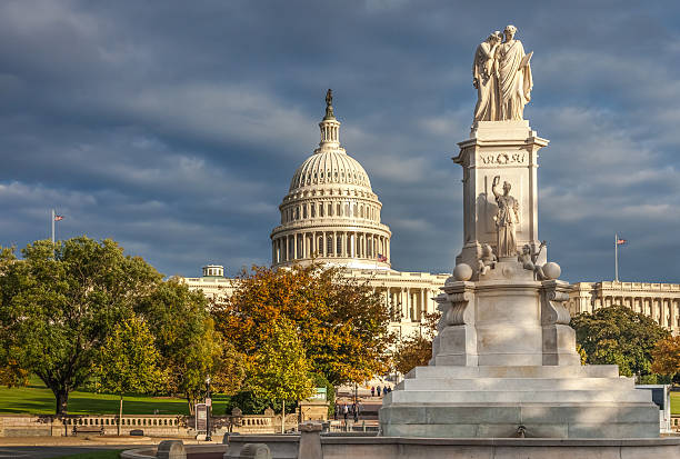 istock United States Capitol West grounds and Peace statue 497022674