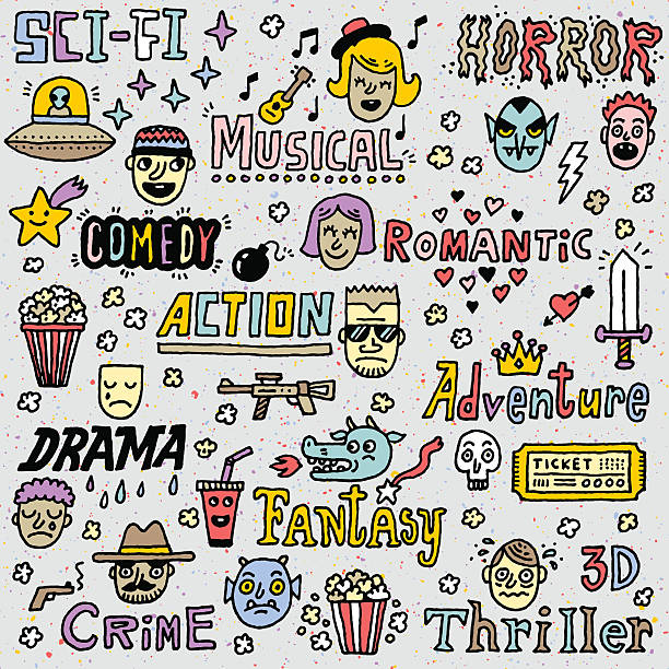 [90] Movie genres Clipart Vector PNG , SVG, EPS, PSD, AI