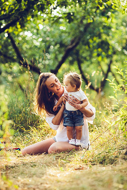 istock mom and little girl having fun 497023810