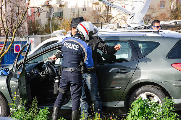 francia-parigi attentati-sorveglianza dei confini con la germania - muslim terrorist foto e immagini stock