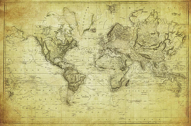 istock vintage map of the world 1831 497025950
