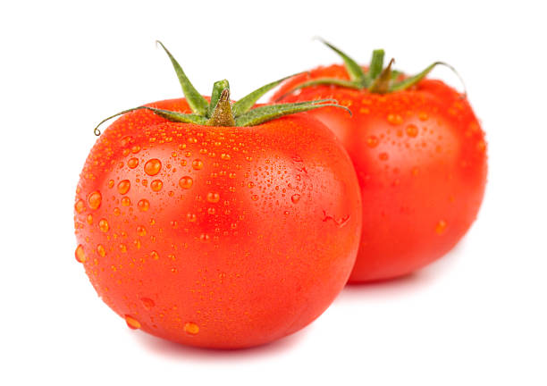istock Pair of red ripe tomatoes 497026524