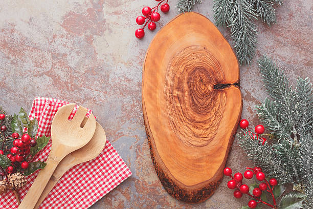 istock Christmas and New Year menu board 497027138
