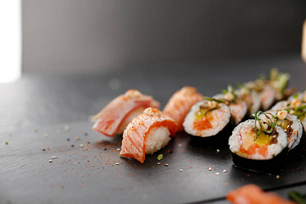 istock Japanese restaurant, sushi. 497027808