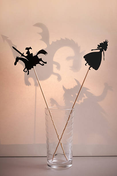 istock Shadow puppets in the glass 497029160