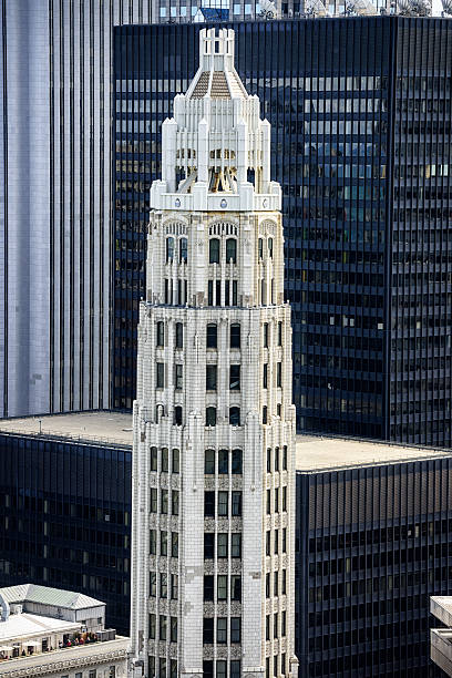istock Top of Mather Tower, downtown Chicago 497031968