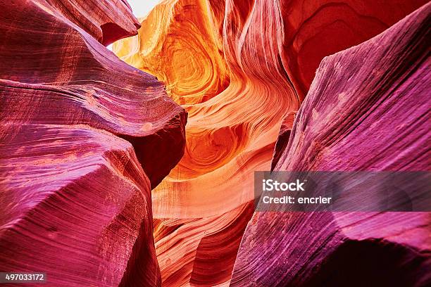 Lower Antelope Canyon Arizona Usa Stock Photo - Download Image Now - 2015, Abstract, Antelope Canyon