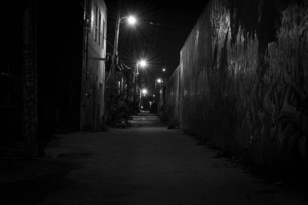 istock Creepy dark Alley 497033686