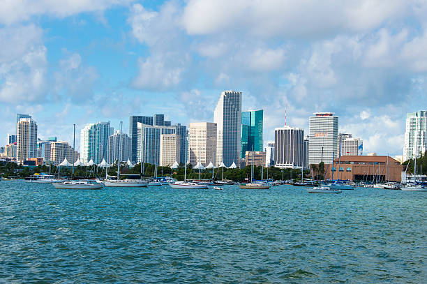 istock Miami Sailboats and Skyline 497033922