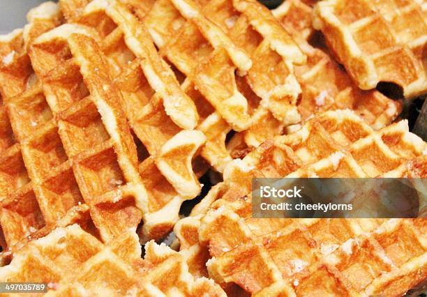 Fresh Waffle Stock Photo - Download Image Now - Belgian Waffle, Breakfast, Concepts