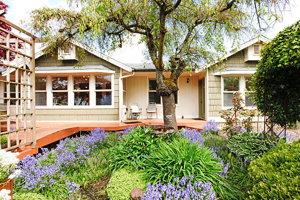 istock House exterior with curb appeal 497036863