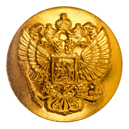 Double-headed eagle. Soat of arms of the Russian Federation.