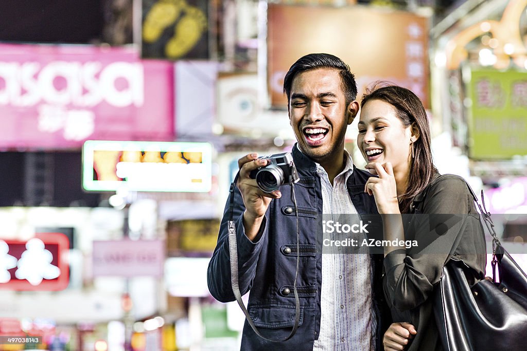 Selfie en Hong Kong - Foto de stock de Abrazar libre de derechos