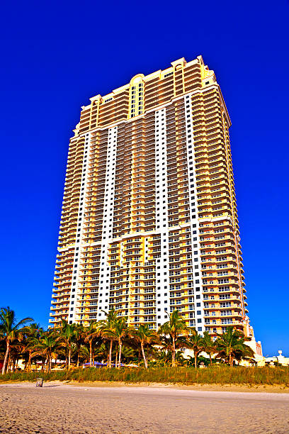 istock beach at Sunny Islands, miami early morning 497038177