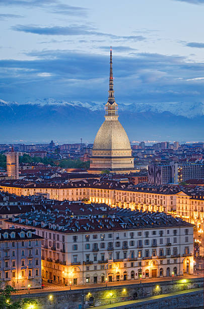 istock Turin (Torino), Mole Antonelliana and Piazza Vittorio, twilight 497038259