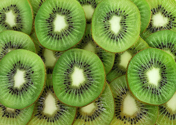 istock Many slices of kiwi fruit 497041143