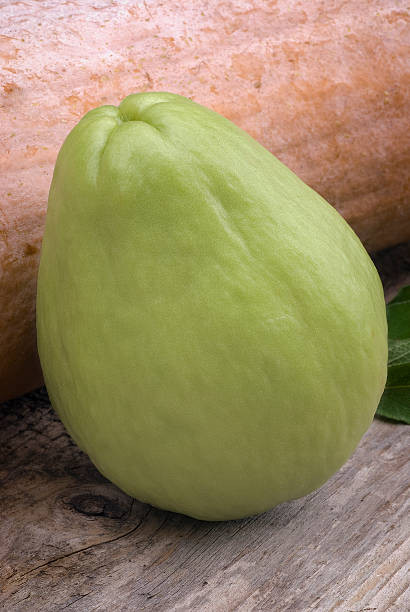 Chayote (Sechium edule) The chayote (Sechium edule) is a vegetable native to south america. chavote stock pictures, royalty-free photos & images