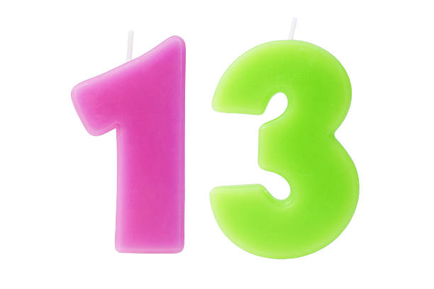 istock Thirteenth birthday candles isolated 497055126