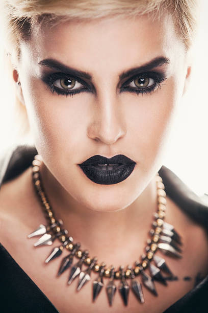 Black Lipstick Stock Photos, Pictures & Royalty-Free Images - iStock