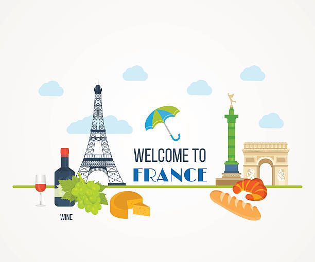 istock French Landmarks.. Eiffel tower, Notre Dame in Paris, France 497059866