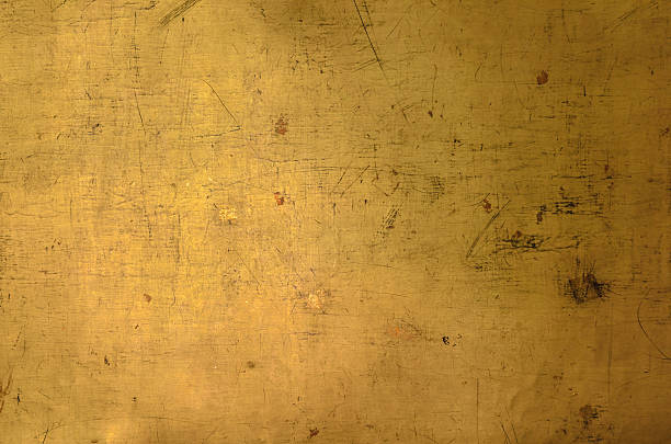 istock Abstract background from close up golden wall 497065254