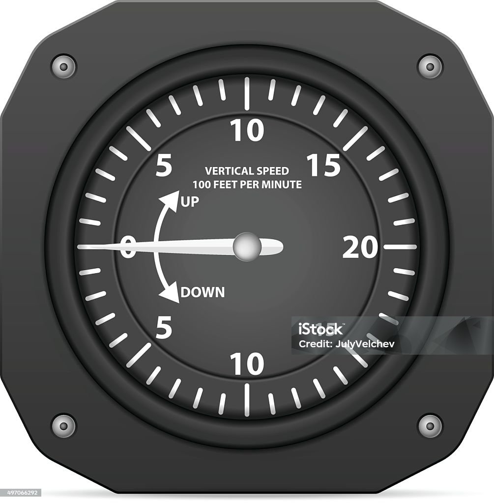 Variometro Flight Instrument Variometer Stock Illustration - Download Image Now ...