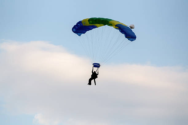 istock unidentified skydivers, parachutist 497067290