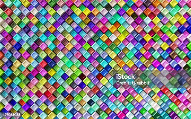 Abstract Colorful Geometric Background Stock Photo - Download Image Now - 2015, Abstract, Angle