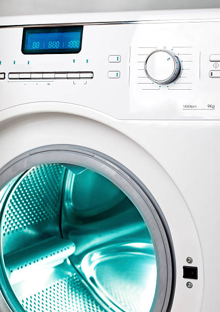istock The washing machine, close up of  display,  manhole 497069064