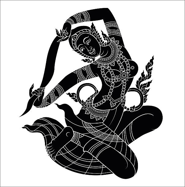 ilustrações, clipart, desenhos animados e ícones de mãe de terra - shiva hindu god statue dancing