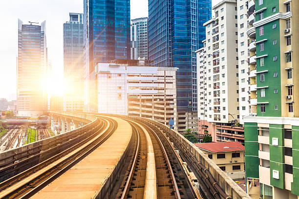 istock Sky train through the city center in Kuala Lumpur 497073843
