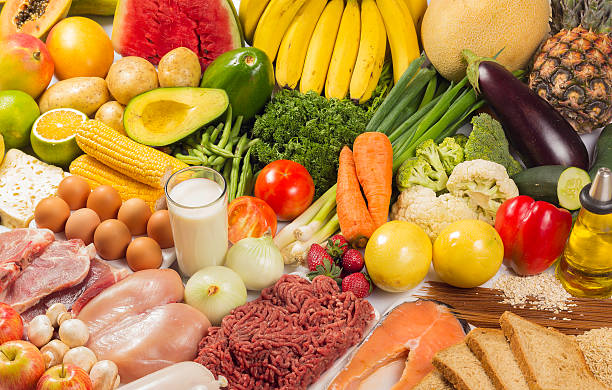 istock Group of healthy food 497074727