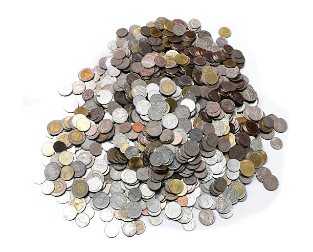 istock Many of Thai Baht Coins background 497077583
