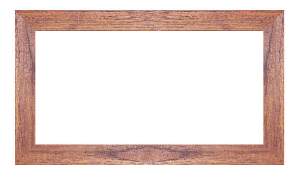 istock Wooden photo frames isolated. 497077645