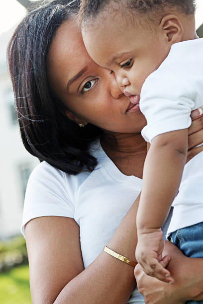 istock African American single mother with child 497077753