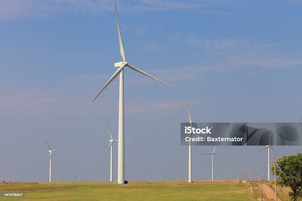 Канзас Wind Farm - Стоковые фото Без людей роялти-фри