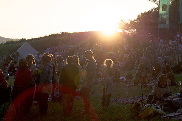 istock Music Festival at sunset 497081353